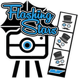 Flashing Stars Photo Booth logo